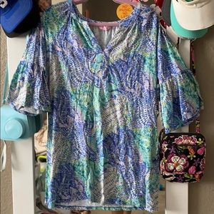 lilly pulitzer 3/4 sleeve dress.